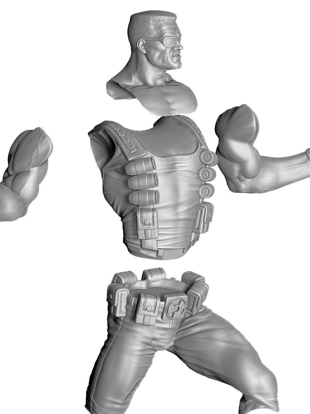 DUKE NUKEM FOR 3D PRINT STL 3D print model_33