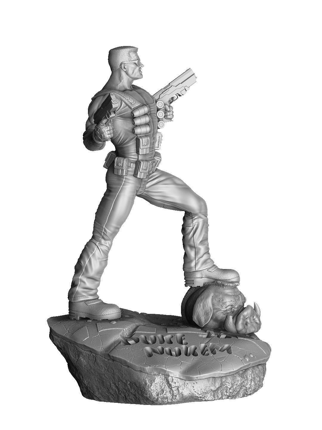 DUKE NUKEM FOR 3D PRINT STL 3D print model_10