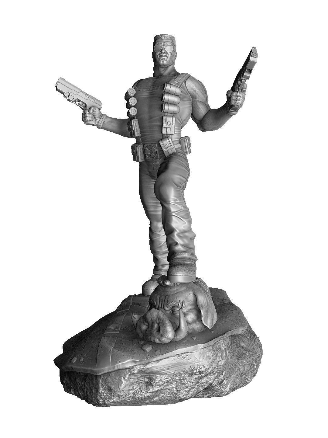 DUKE NUKEM FOR 3D PRINT STL 3D print model_8