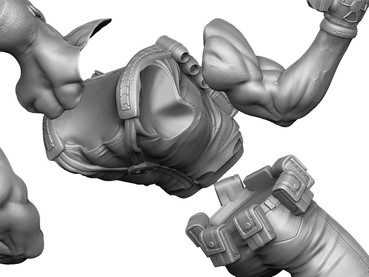 DUKE NUKEM FOR 3D PRINT STL 3D print model_34