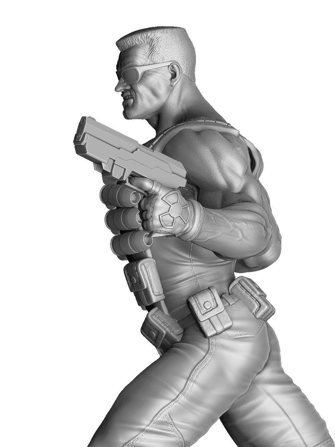 DUKE NUKEM FOR 3D PRINT STL 3D print model_14