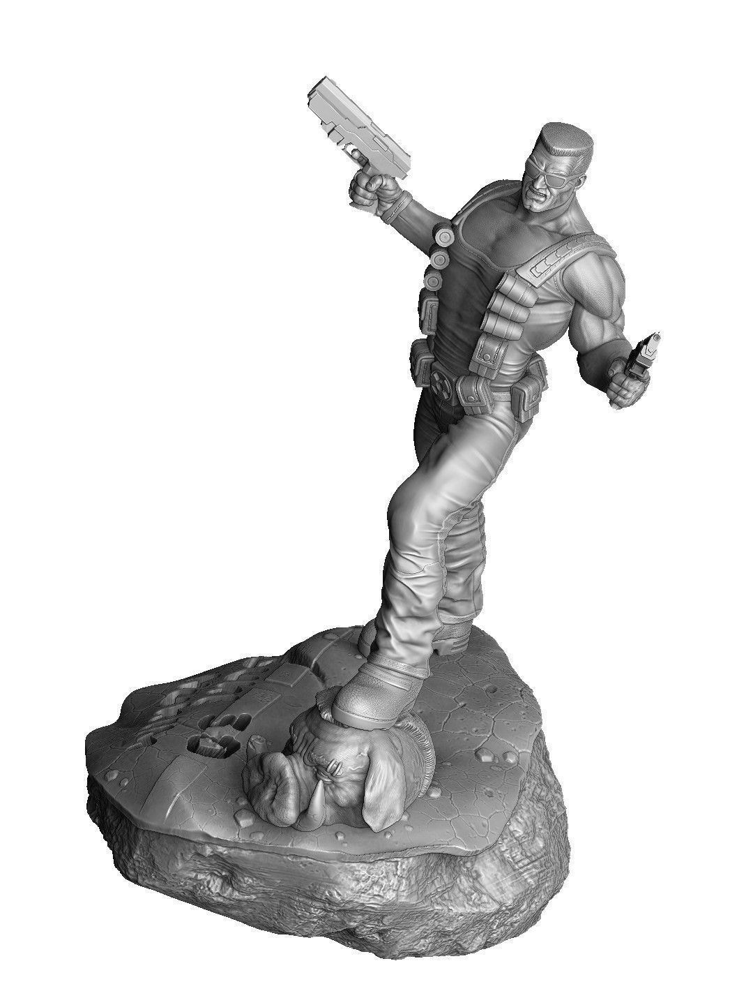 DUKE NUKEM FOR 3D PRINT STL 3D print model_13