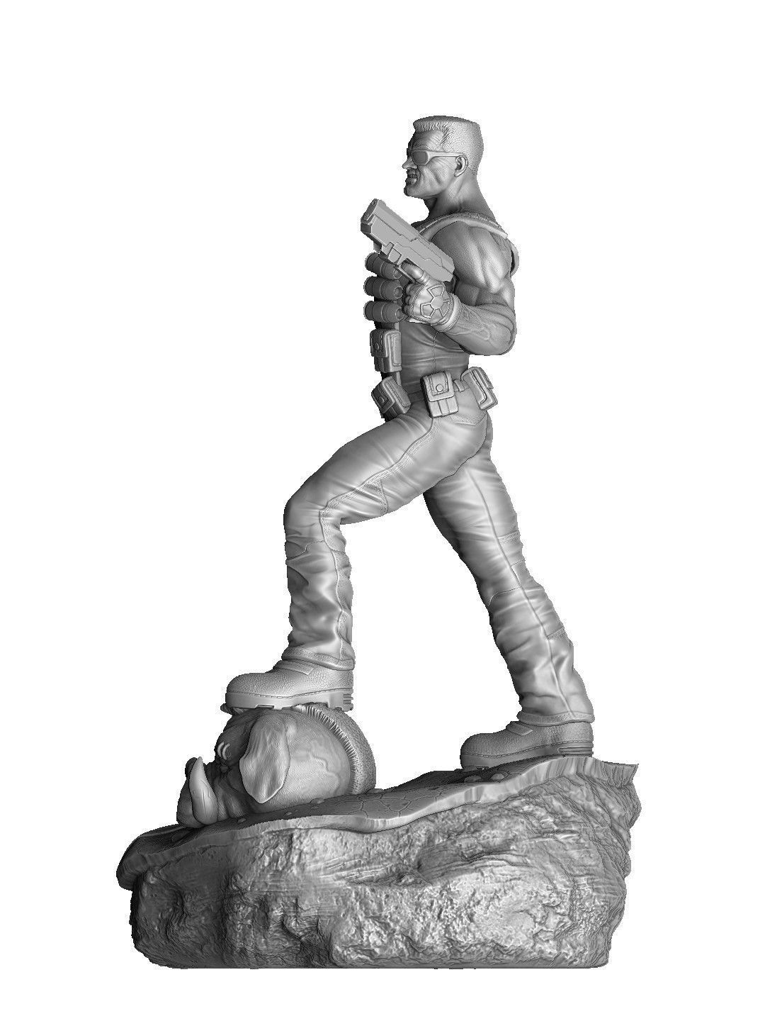 DUKE NUKEM FOR 3D PRINT STL 3D print model_12