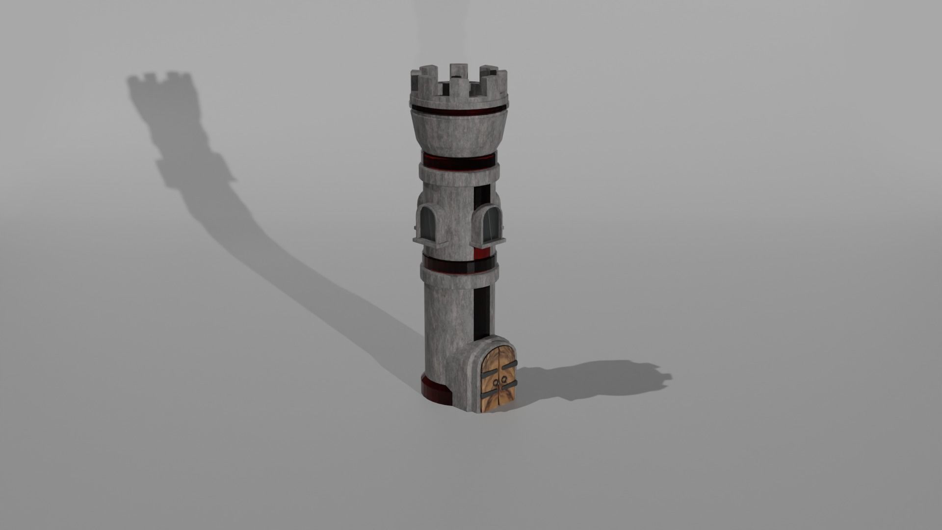 tower defance game ready low poly tower pack  Low-poly 3D model_12