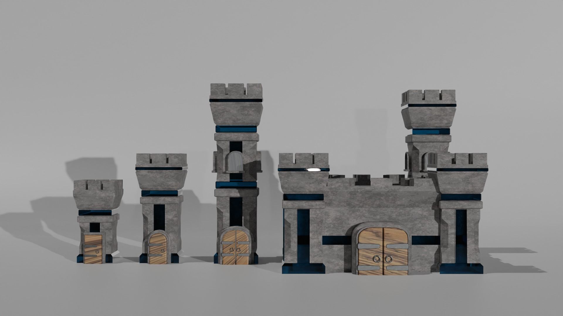 tower defance game ready low poly tower pack  Low-poly 3D model_20