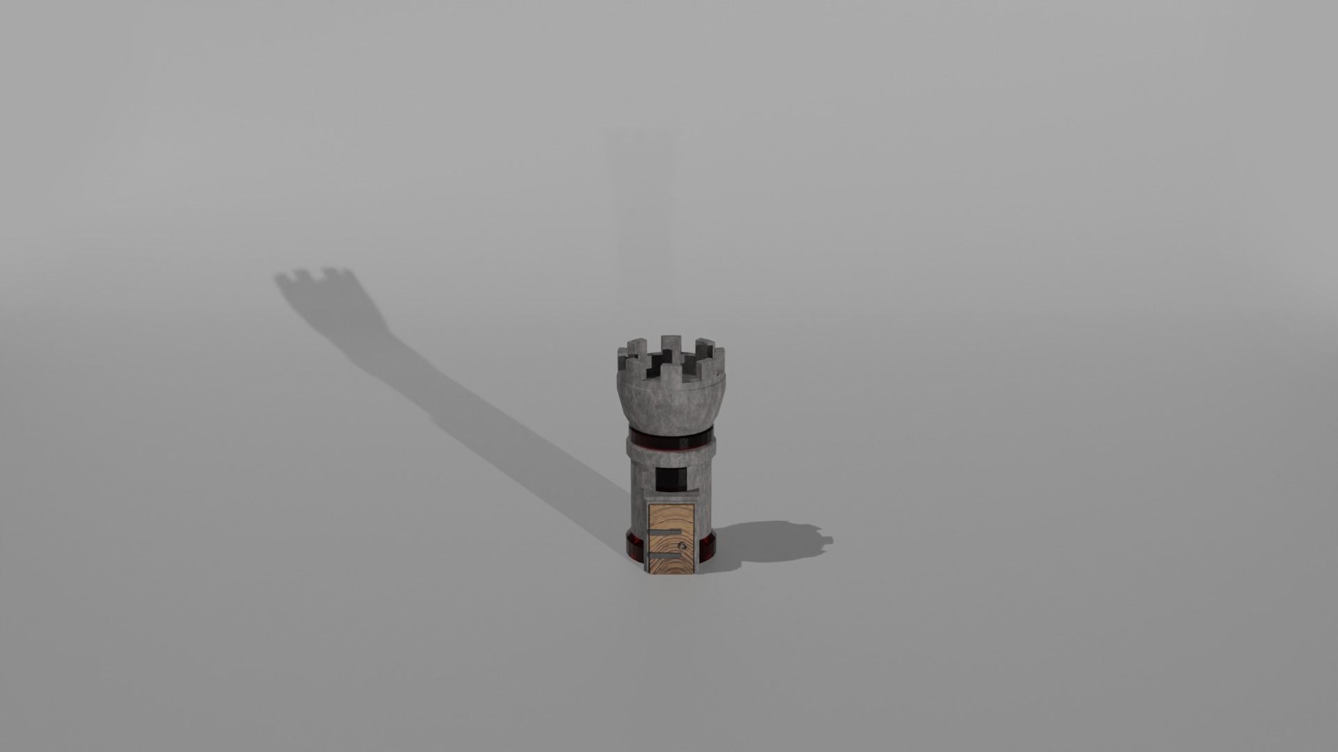 tower defance game ready low poly tower pack  Low-poly 3D model_7