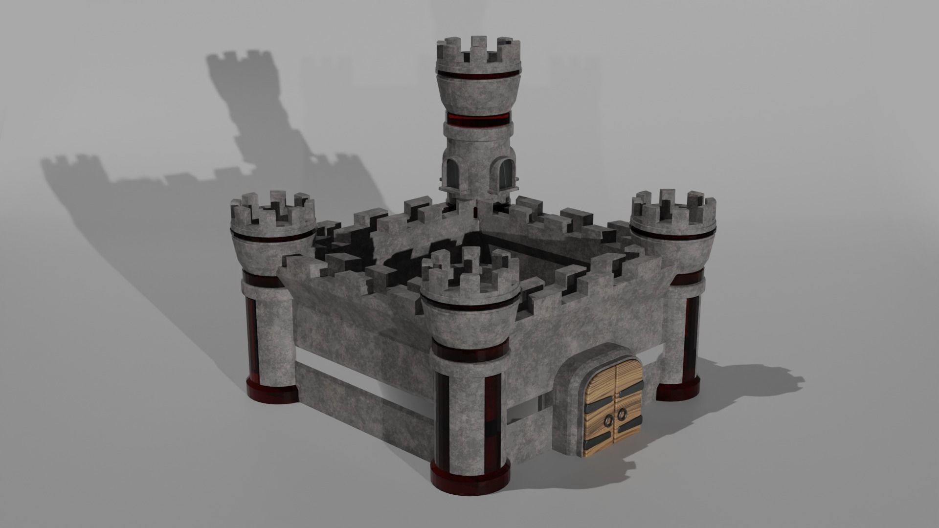 tower defance game ready low poly tower pack  Low-poly 3D model_17