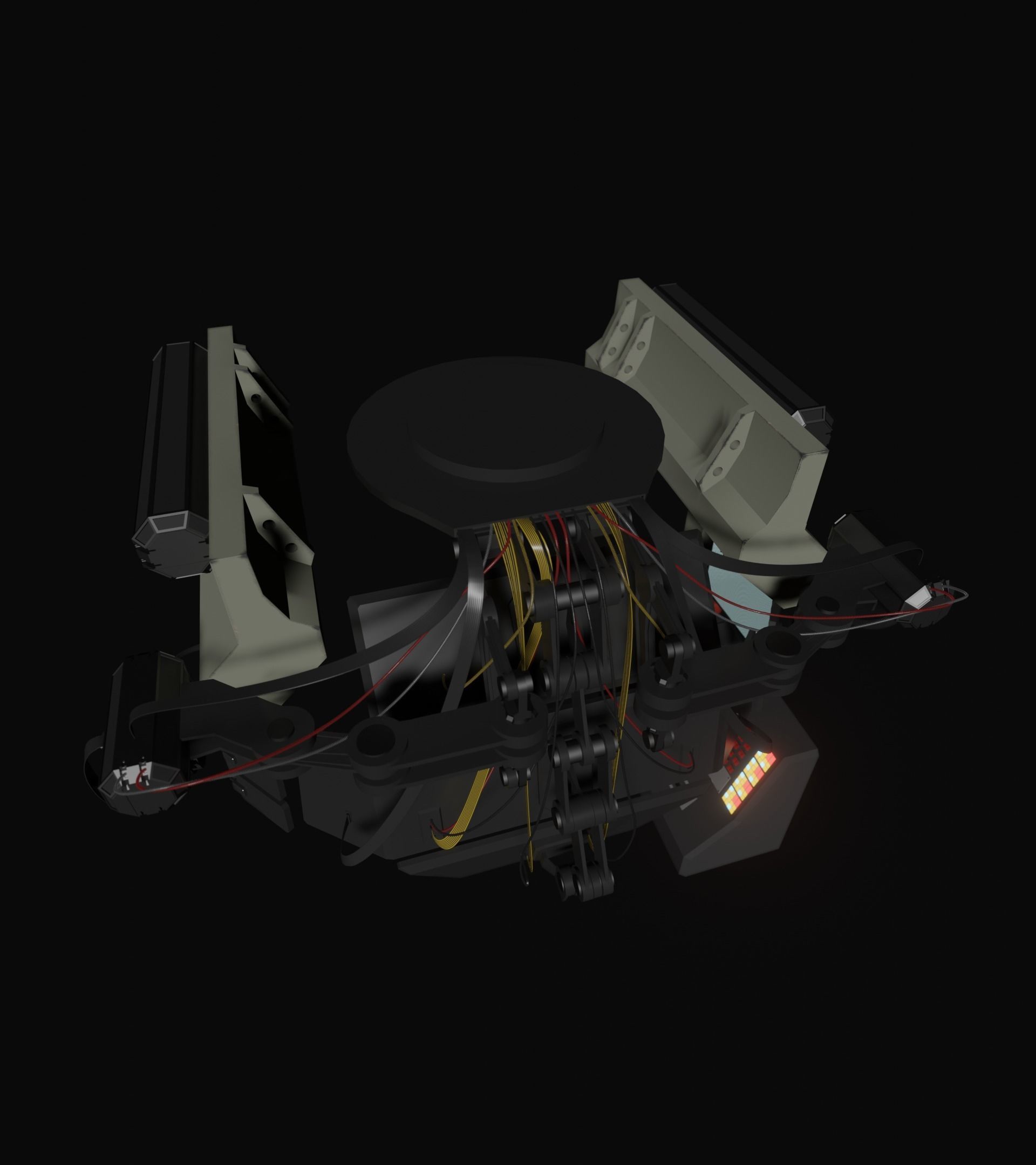 Sci-Fi Pilot-Command Chair 3D model_22