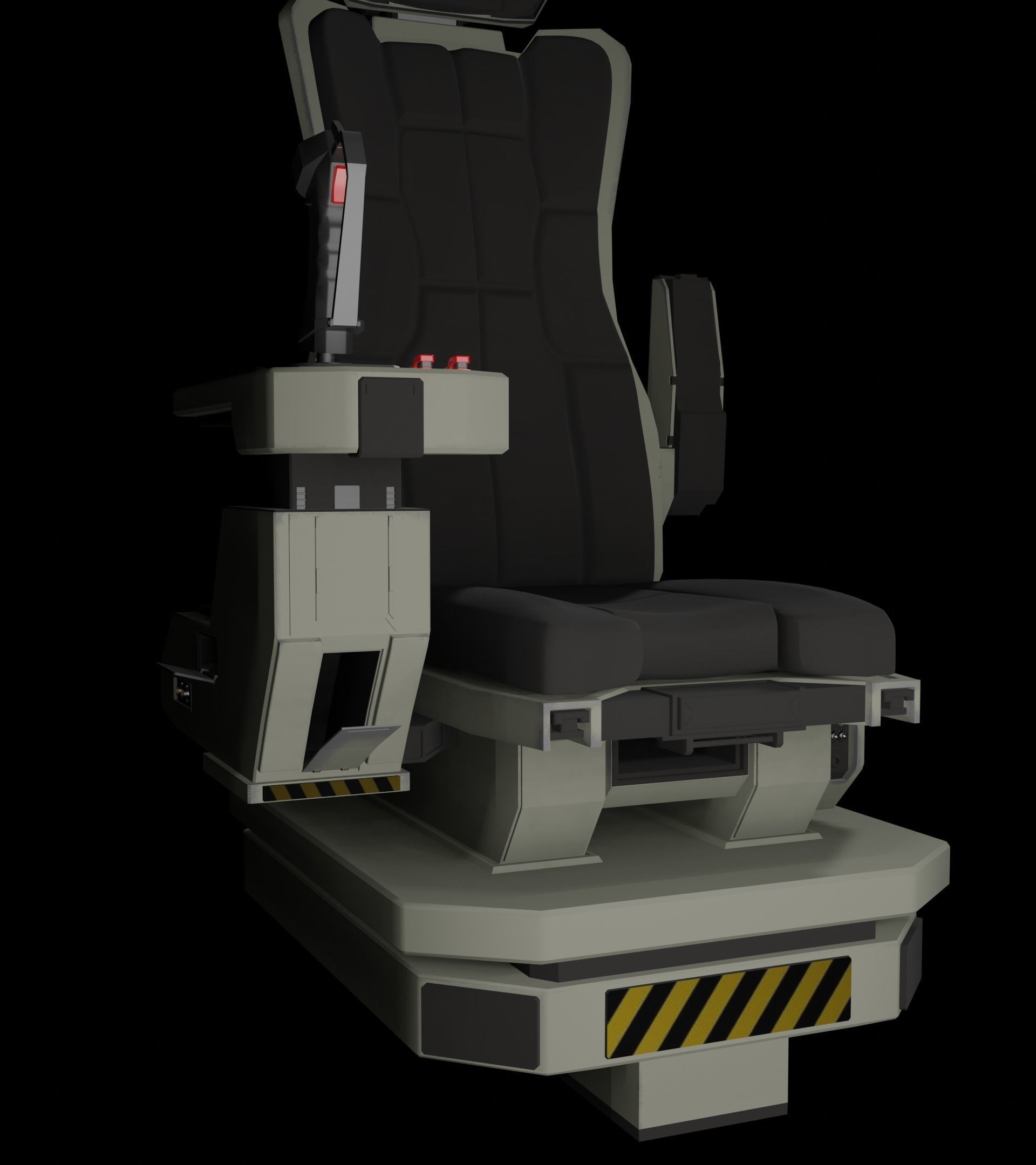 Sci-Fi Pilot-Command Chair 3D model_15