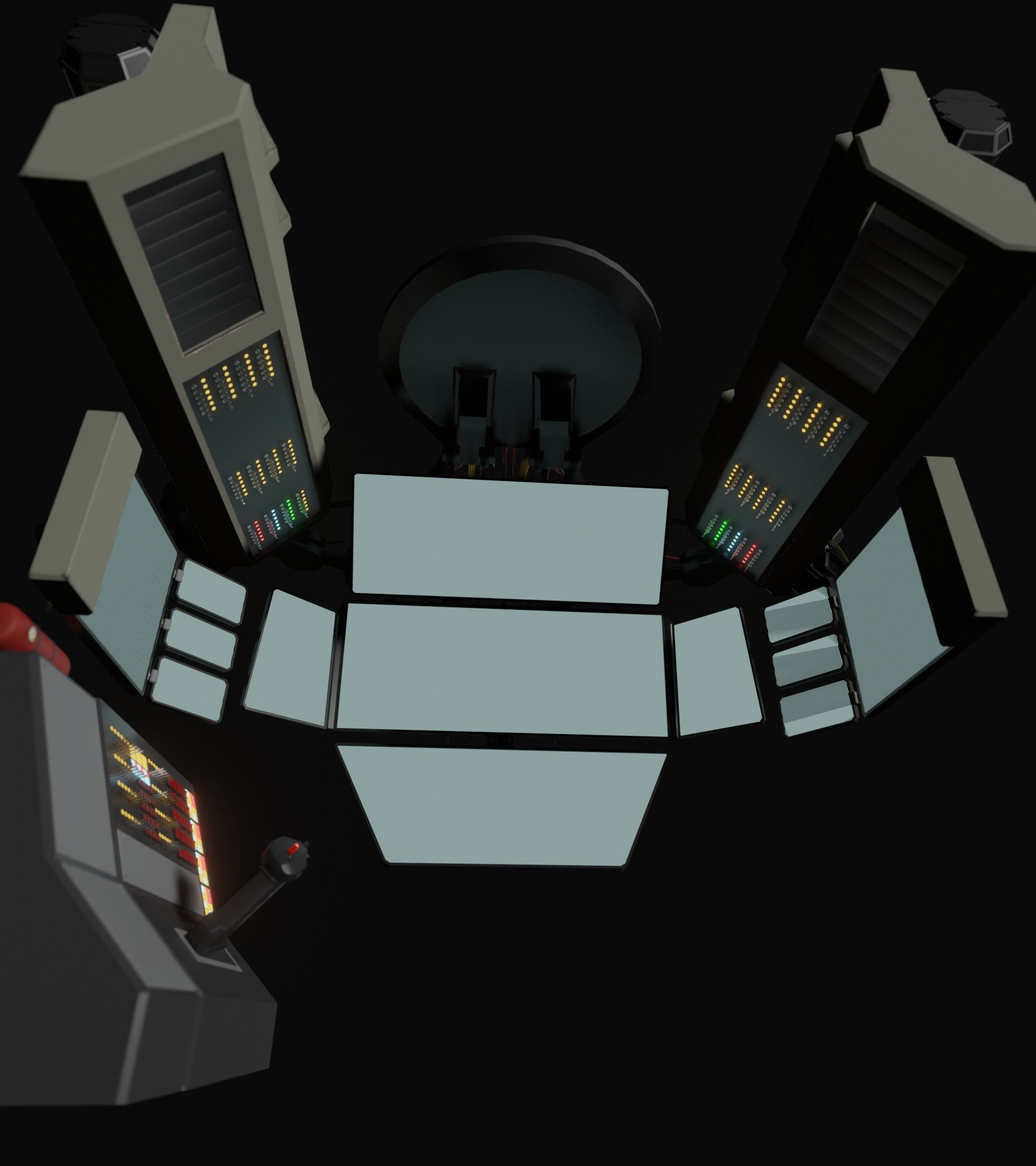Sci-Fi Pilot-Command Chair 3D model_20