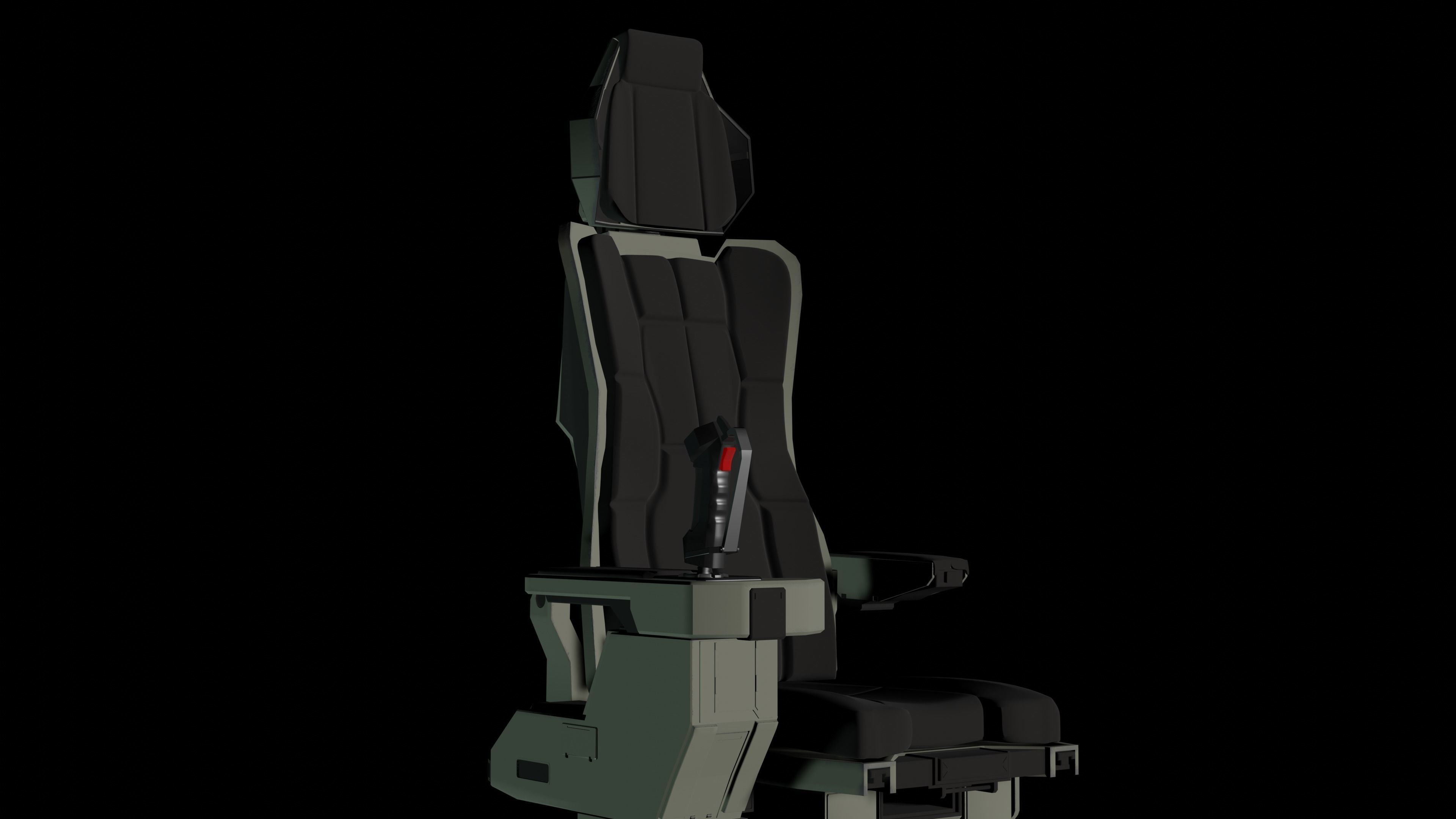 Sci-Fi Pilot-Command Chair 3D model_6