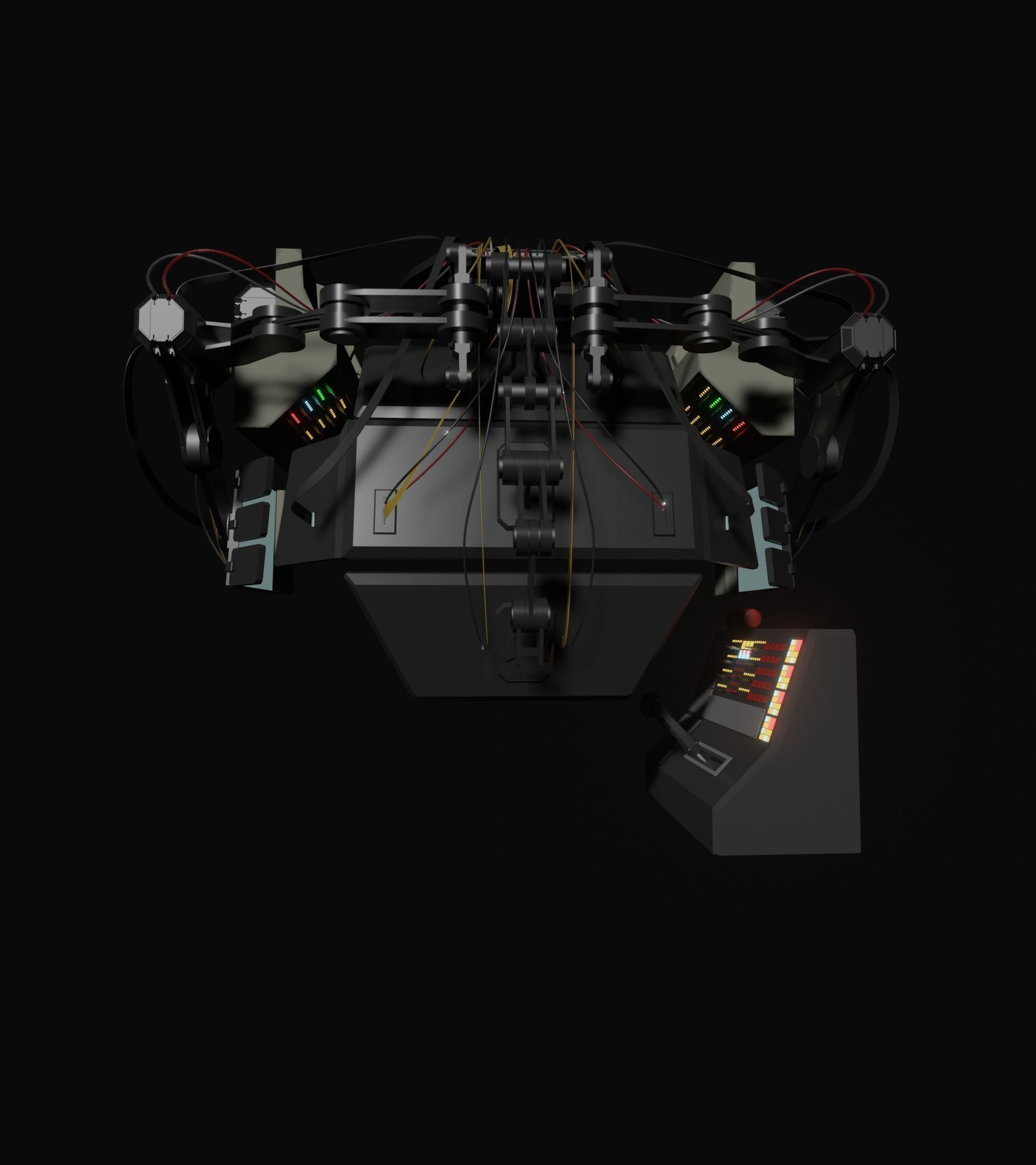 Sci-Fi Pilot-Command Chair 3D model_21