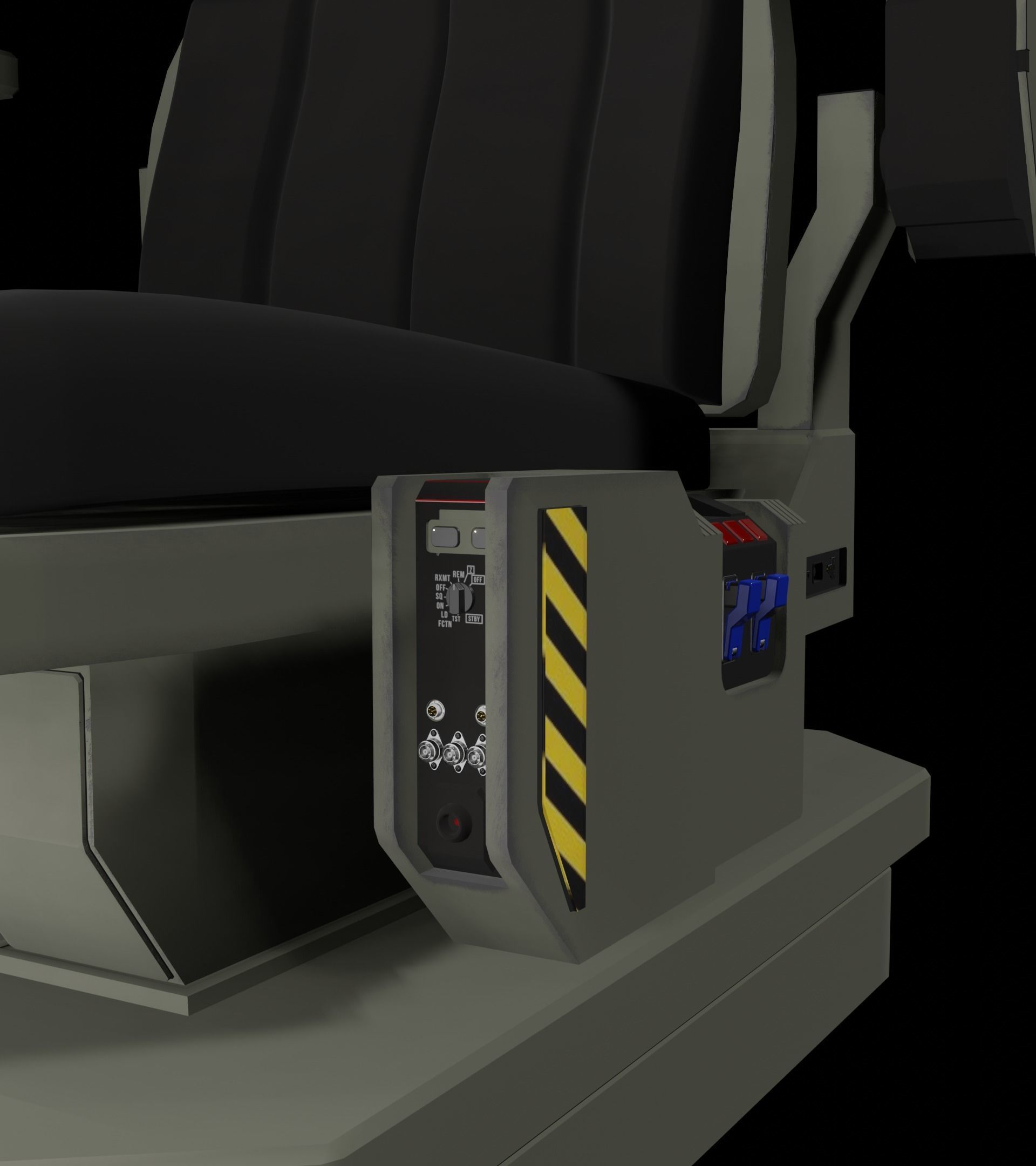 Sci-Fi Pilot-Command Chair 3D model_12