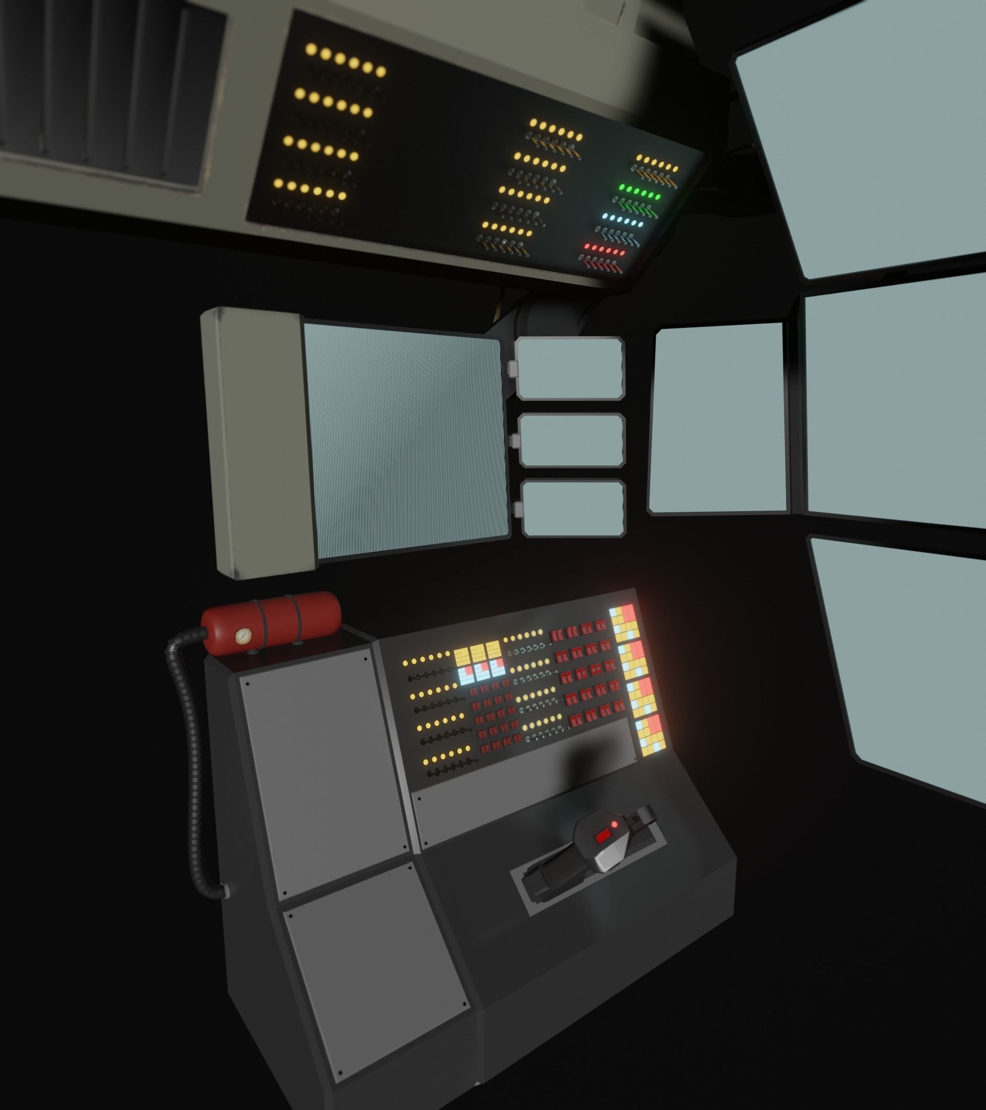 Sci-Fi Pilot-Command Chair 3D model_19