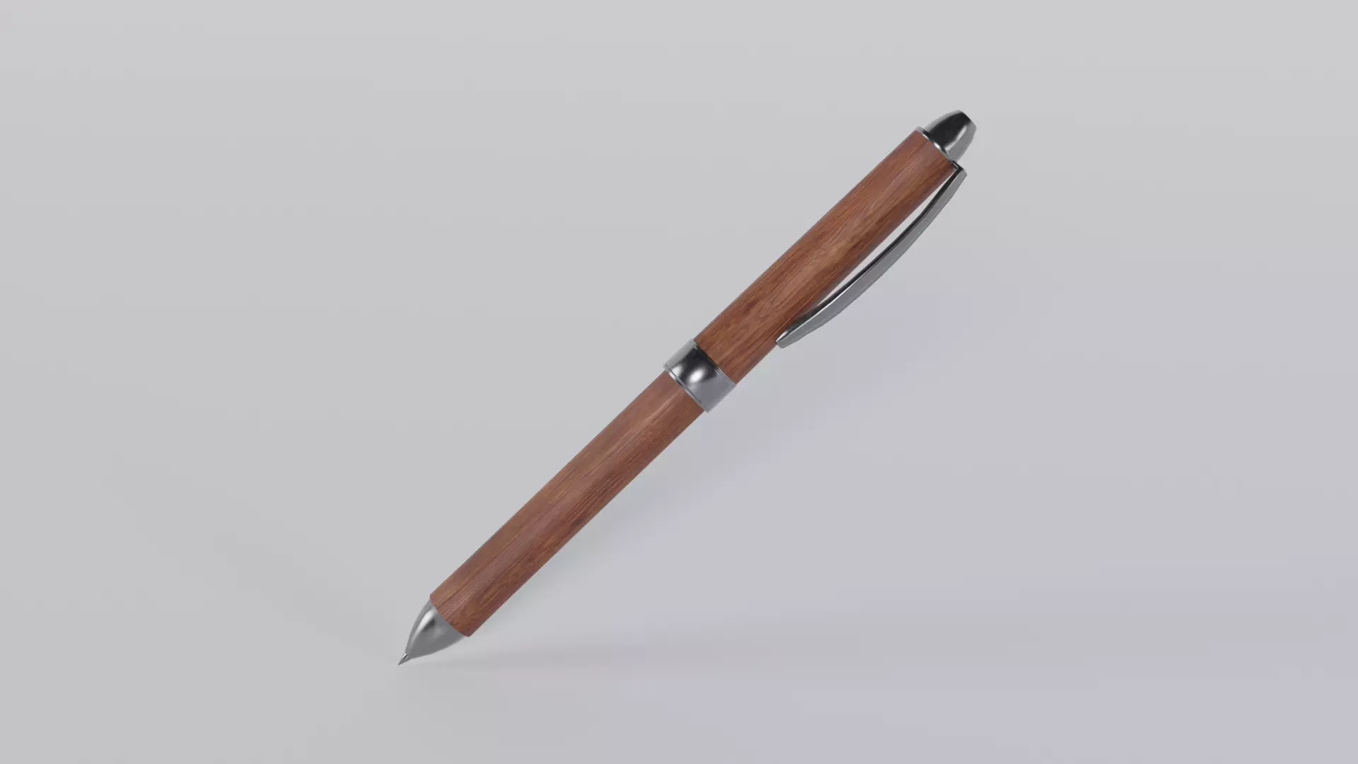 Wooden Ballpoint Pen 3D model