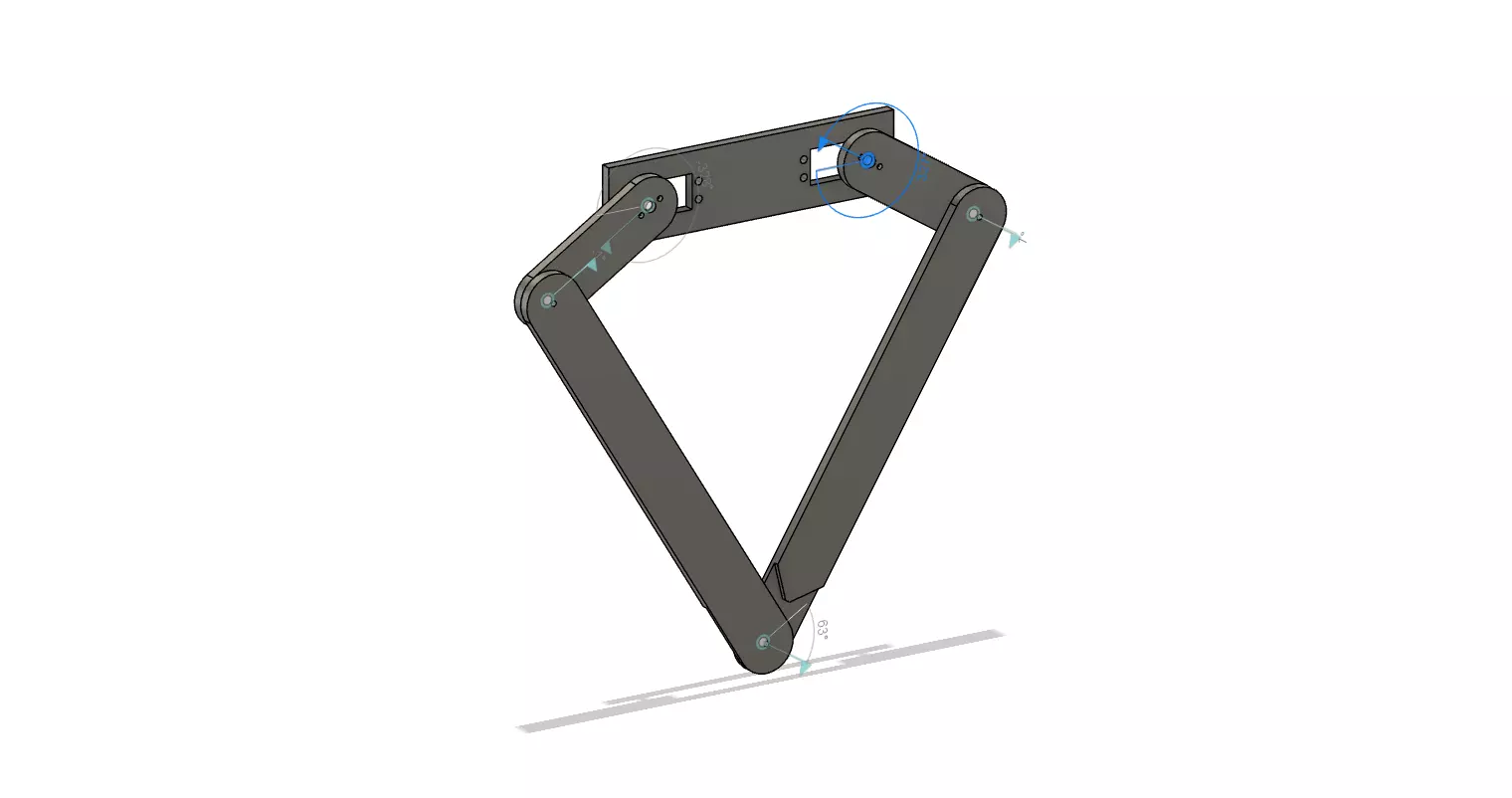 2 Axis Delta Robot 3D print model_0