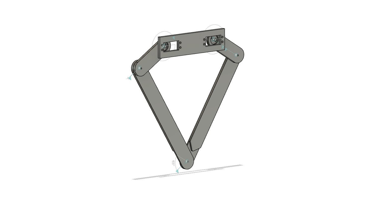 2 Axis Delta Robot 3D print model_1