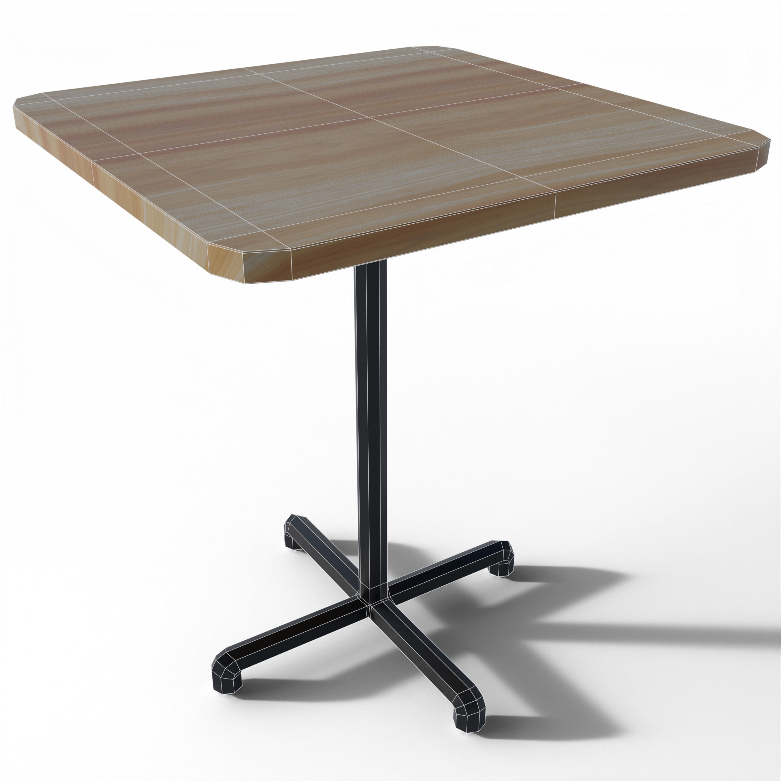 Ikea Table Replica Low-poly 3D model_2