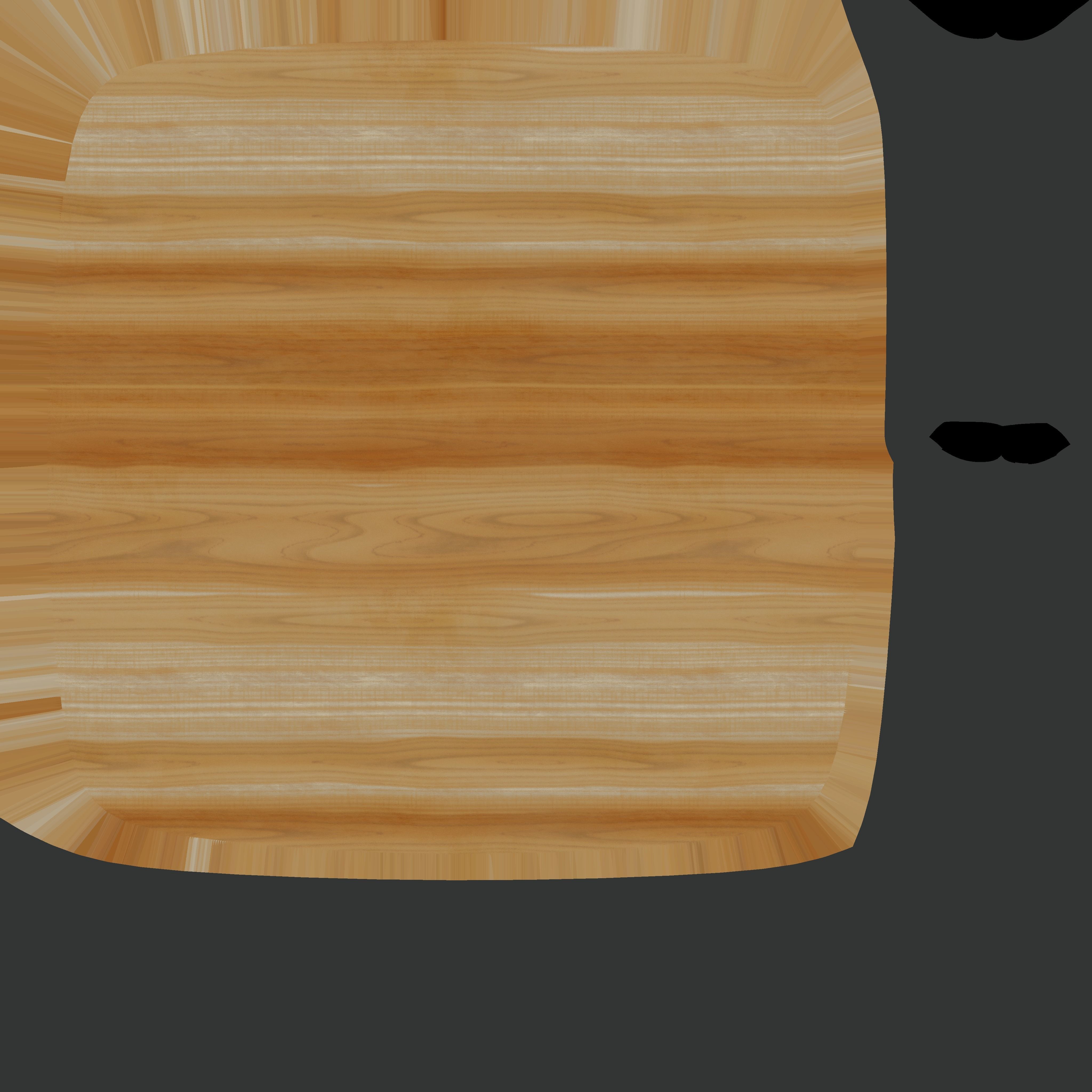 Ikea Table Replica Low-poly 3D model_3