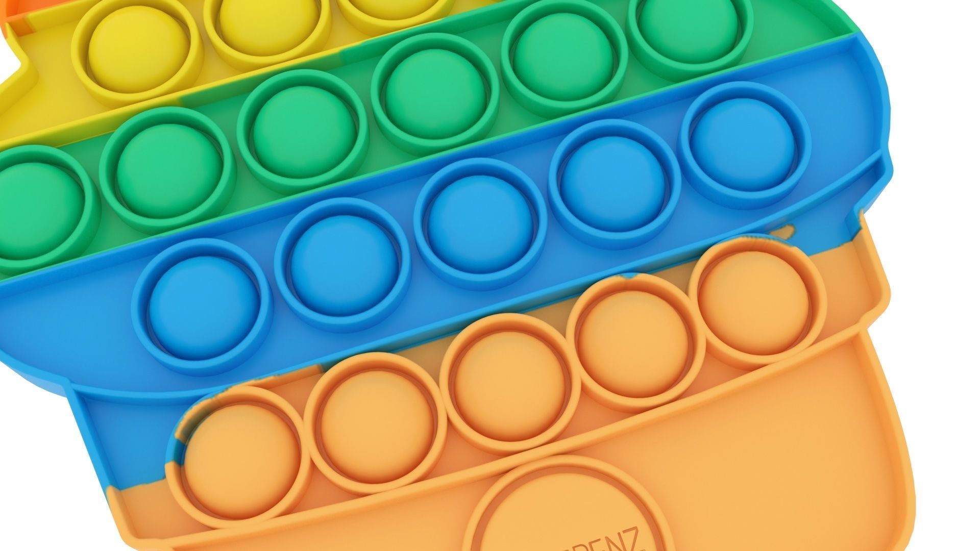 Sweets Pop It Fidget Toys Set 3D model_6