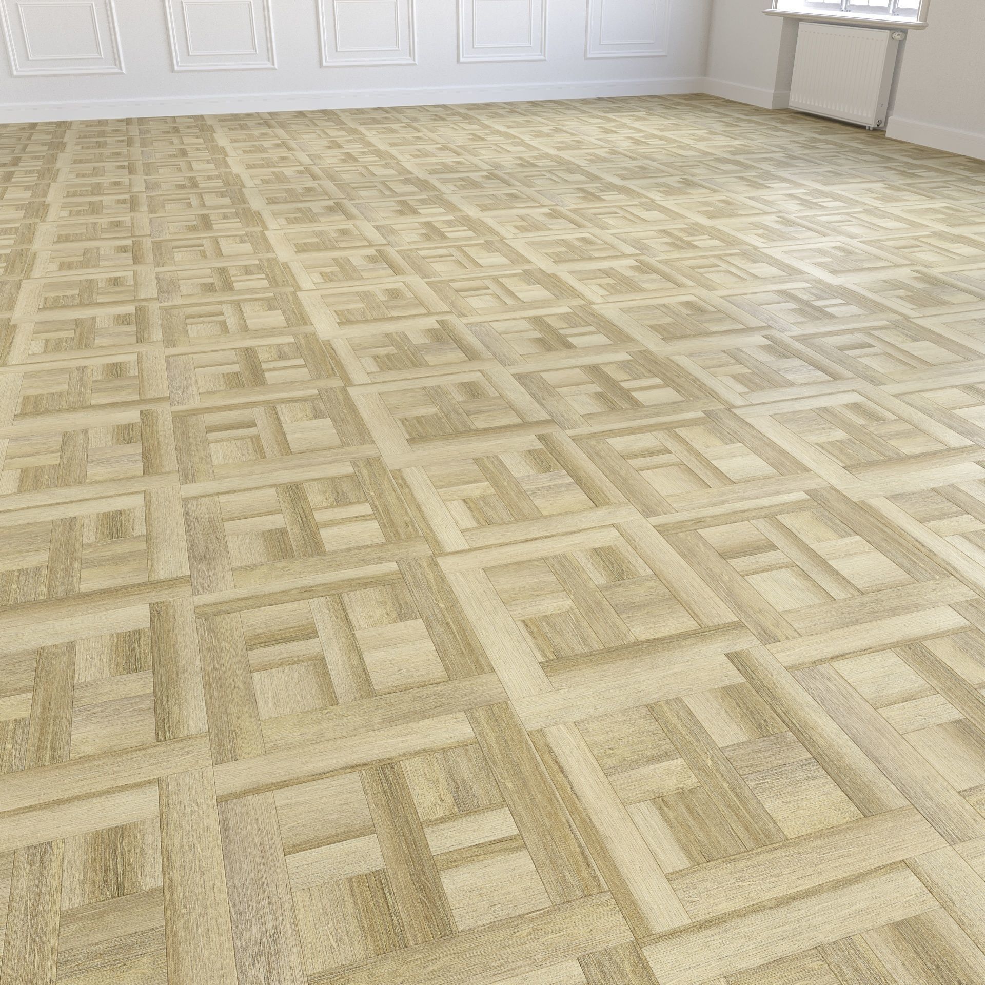 Parquet - Laminate - Wooden floor 2 in 1 Low-poly 3D model_6