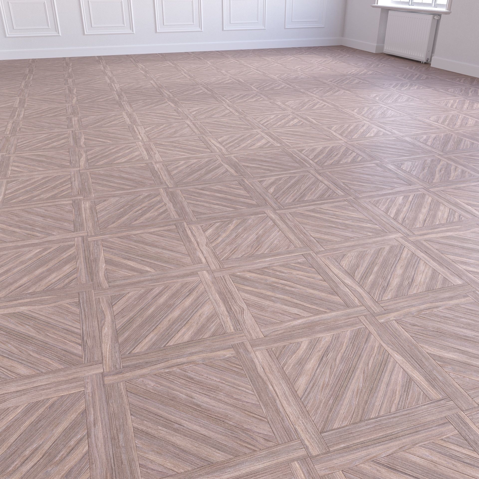 Parquet - Laminate - Wooden floor 2 in 1 Low-poly 3D model_5