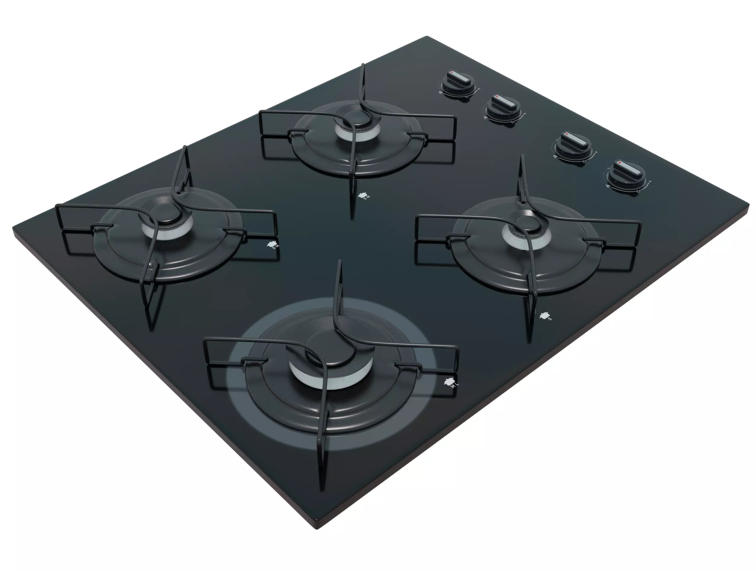 Cooktop Consul Replica  Low-poly 3D model_0