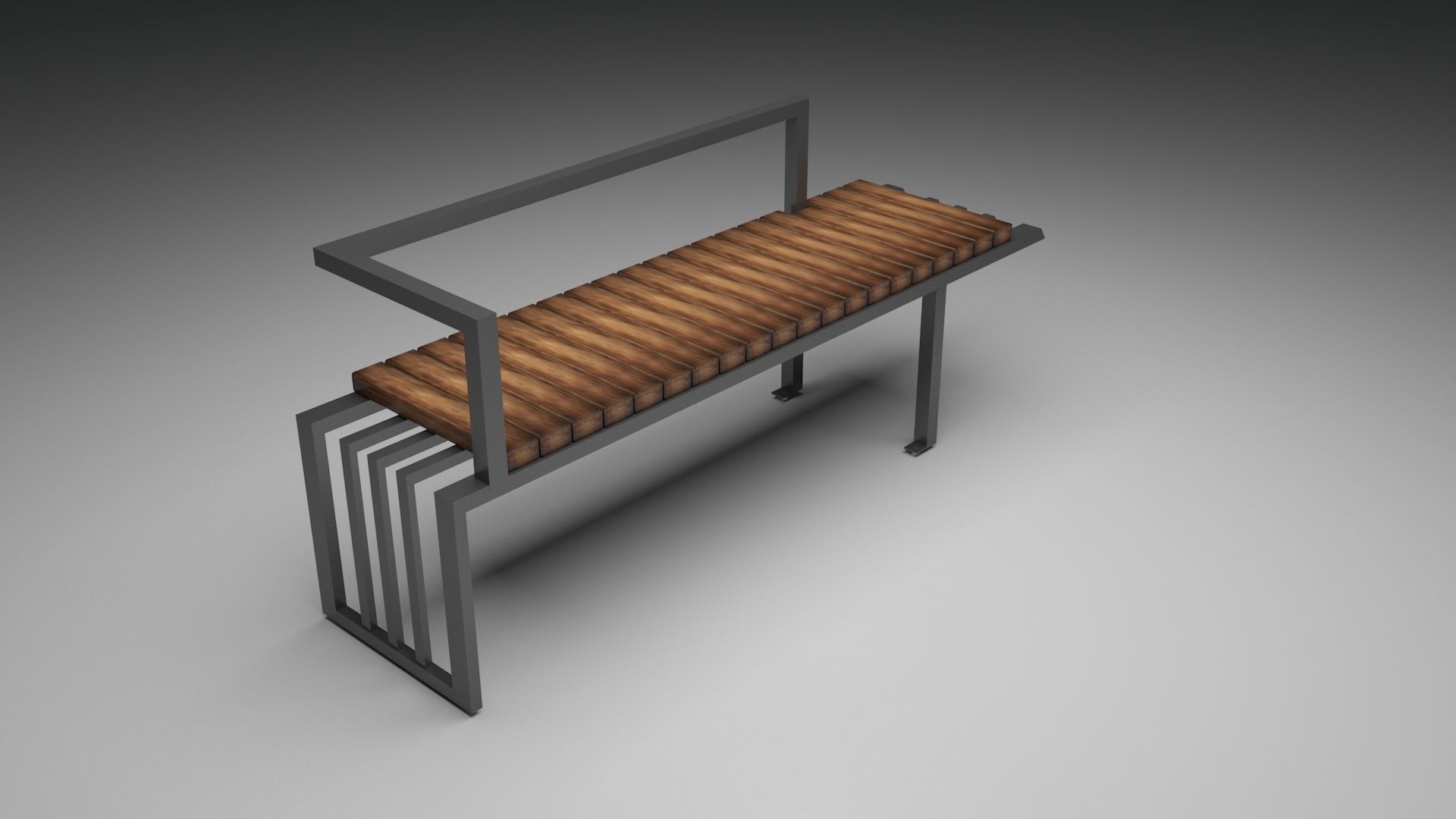 Bench 3D model_18