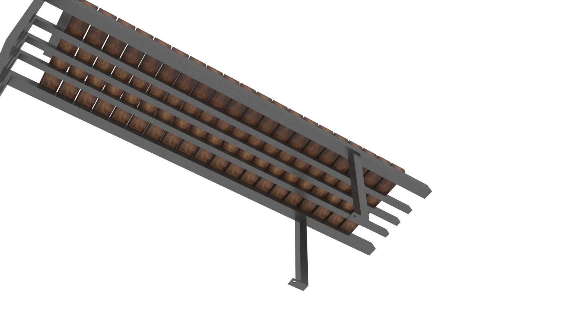 Bench 3D model_10