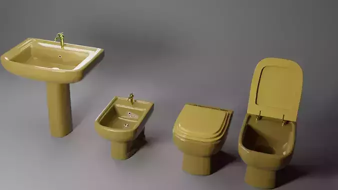 Set for bathroom 3D model
