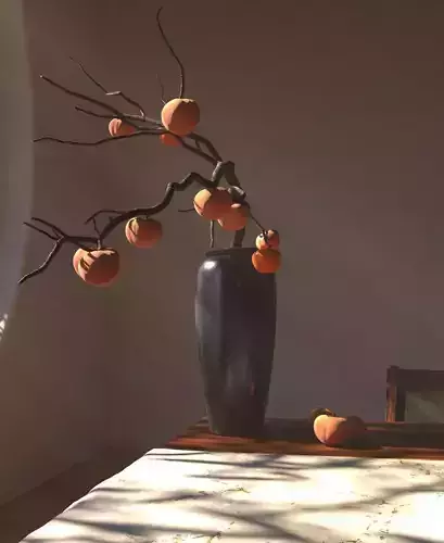 Persimmon decorate