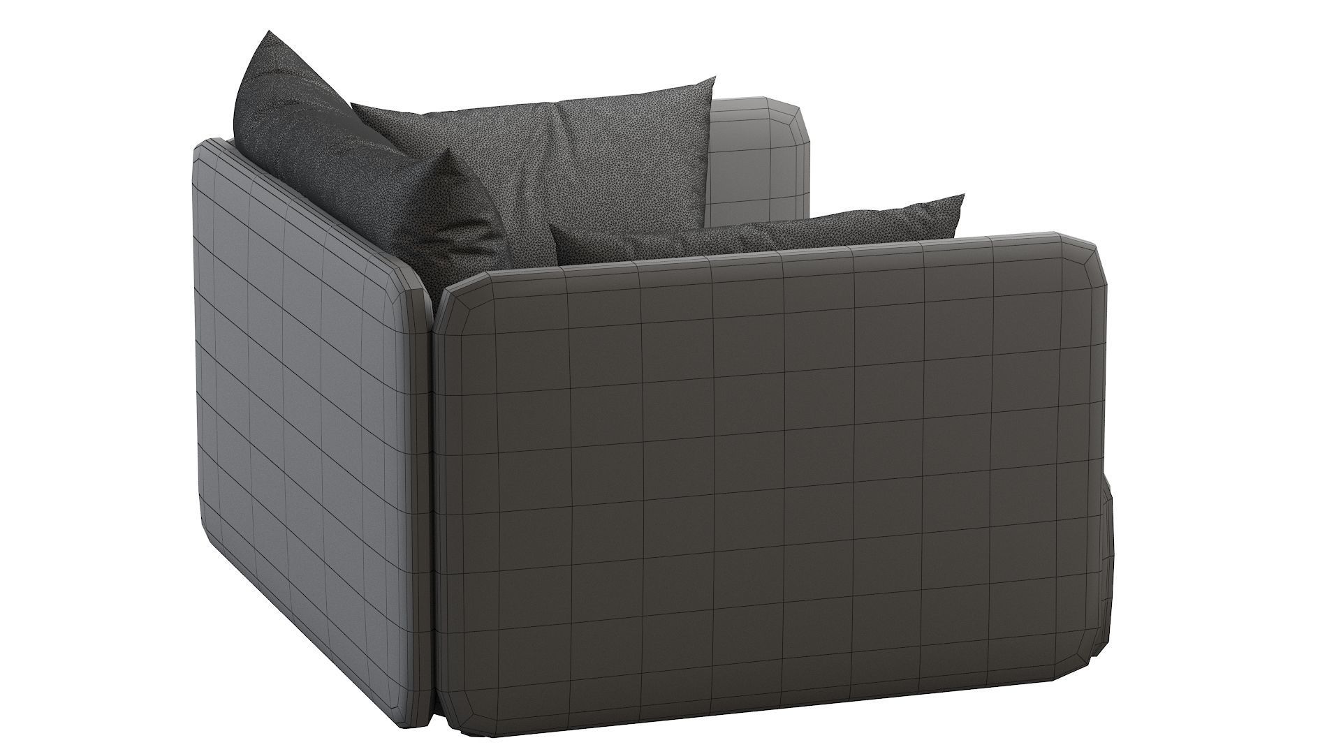 Offset Armchair 3D model_33