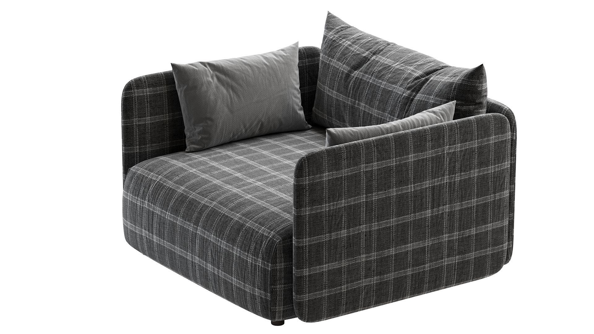 Offset Armchair 3D model_19