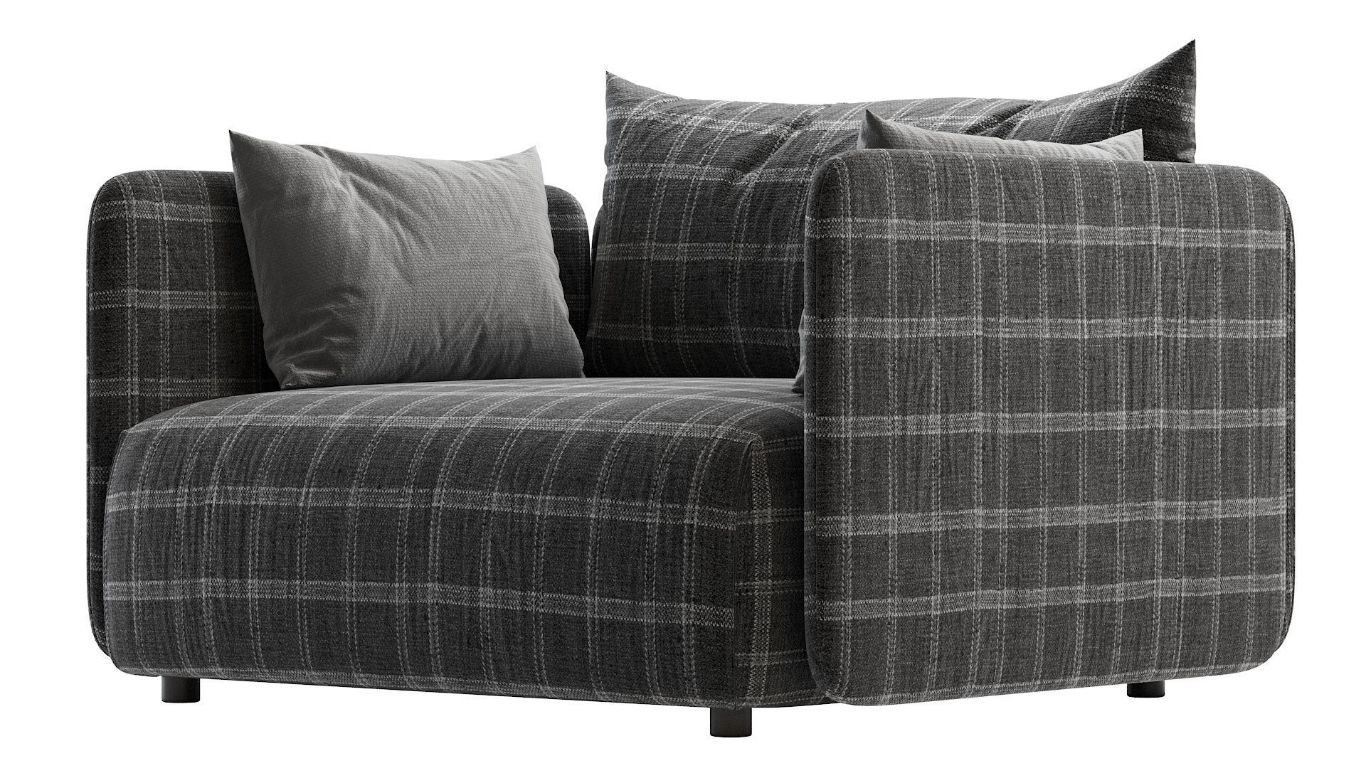 Offset Armchair 3D model_17