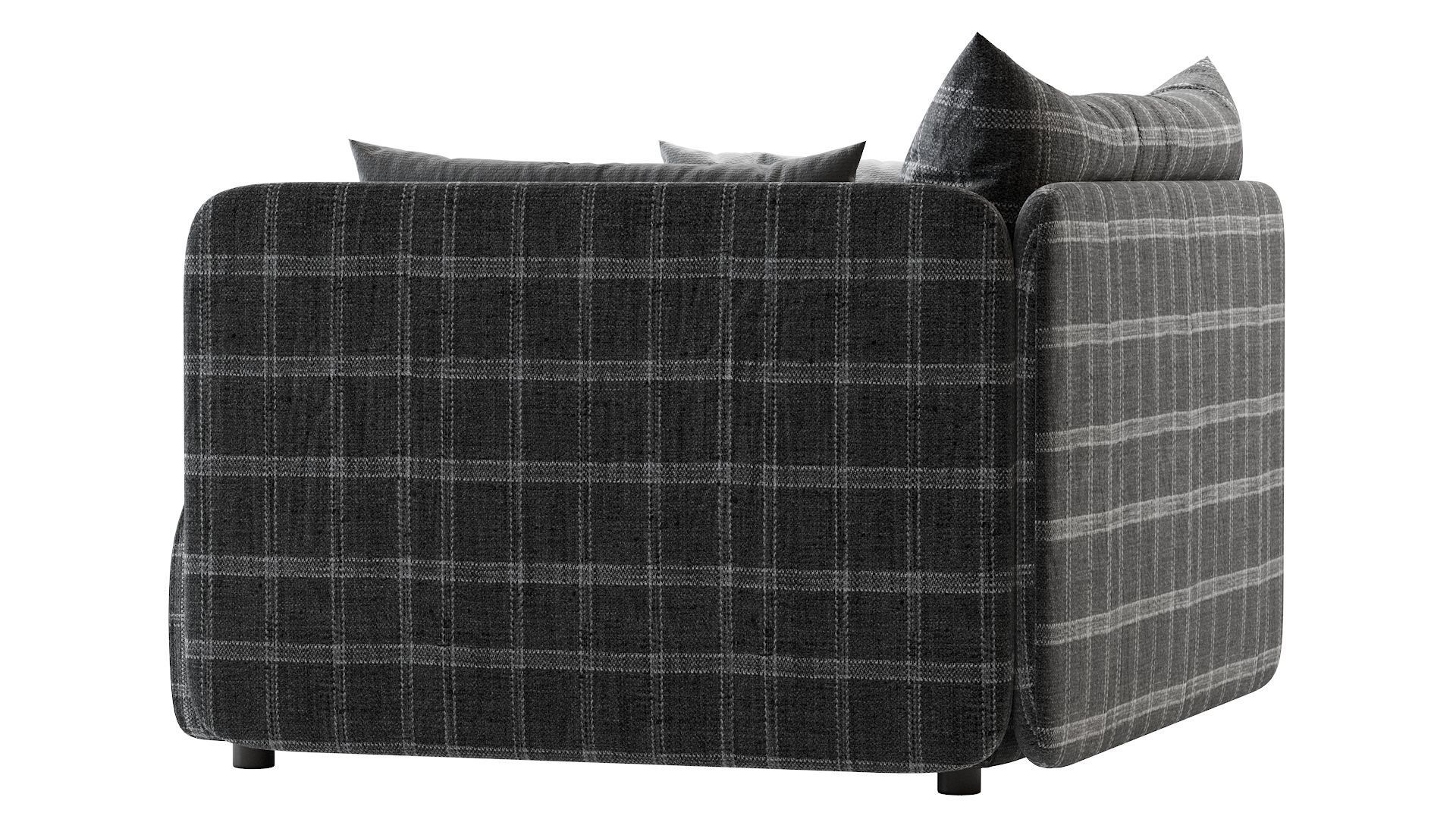 Offset Armchair 3D model_4