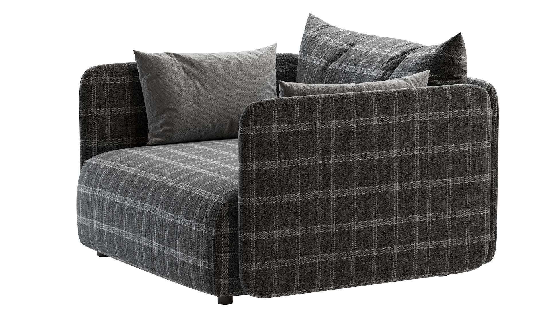 Offset Armchair 3D model_18