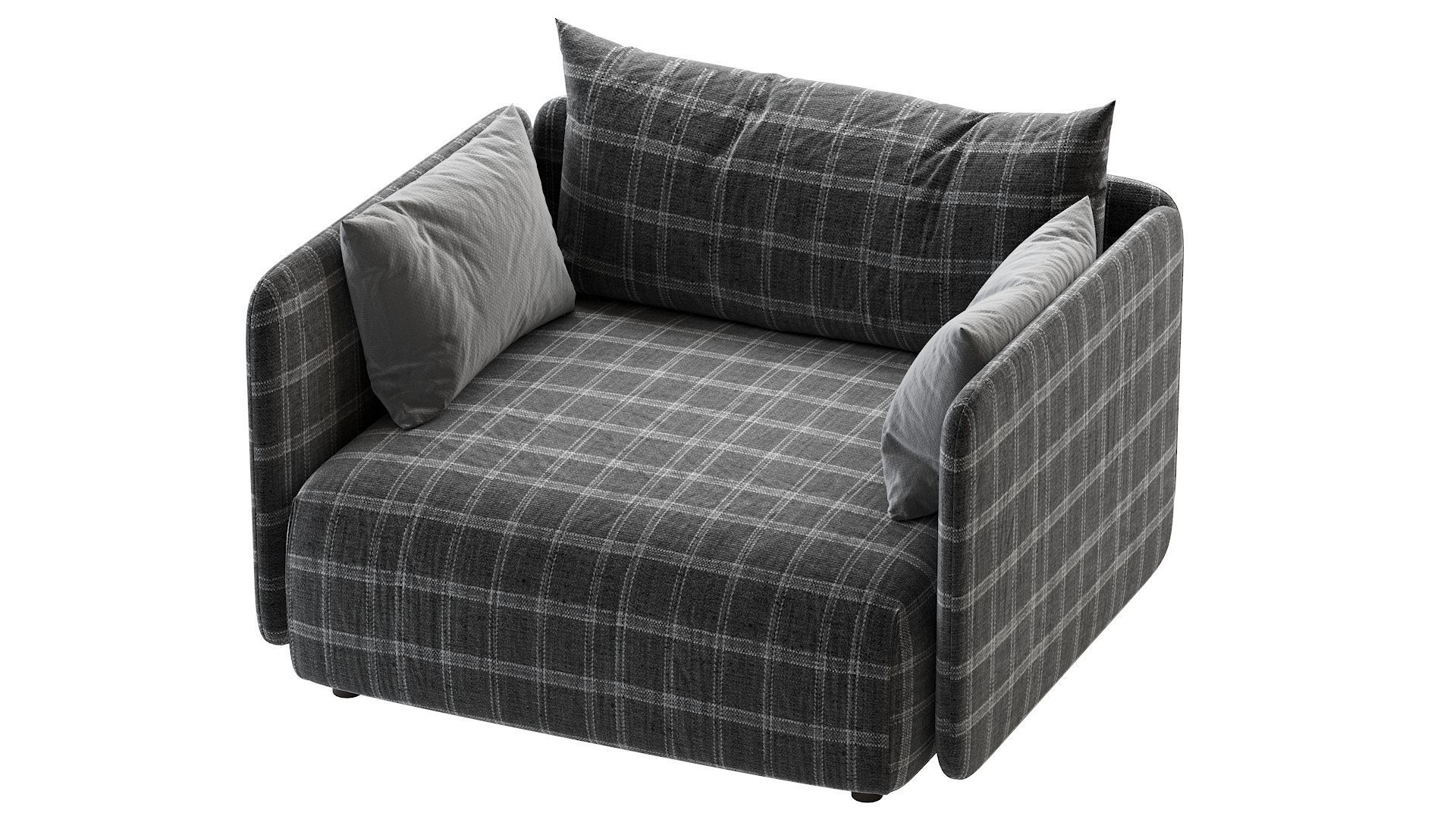 Offset Armchair 3D model_21