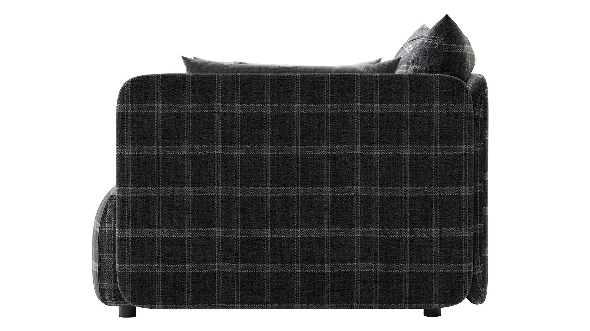 Offset Armchair 3D model_3