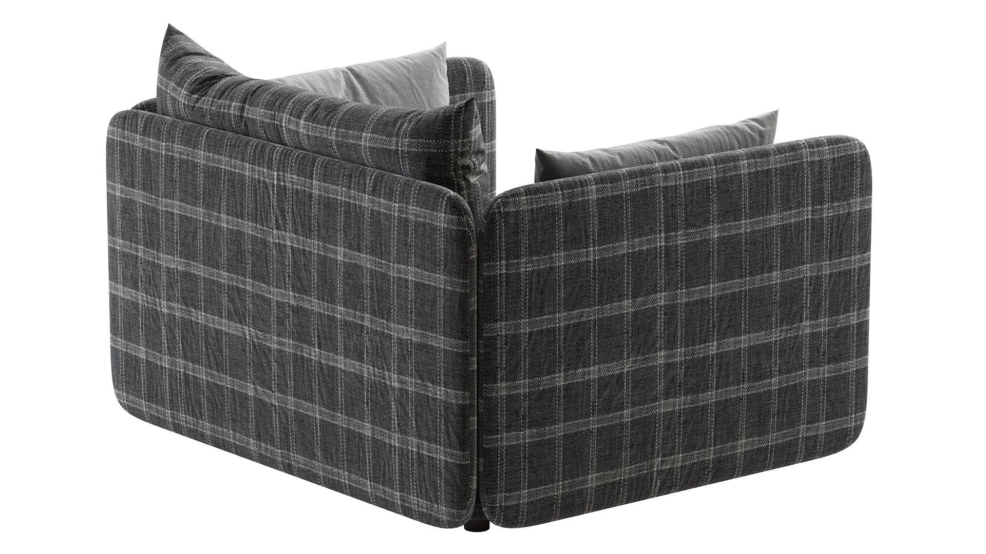 Offset Armchair 3D model_9