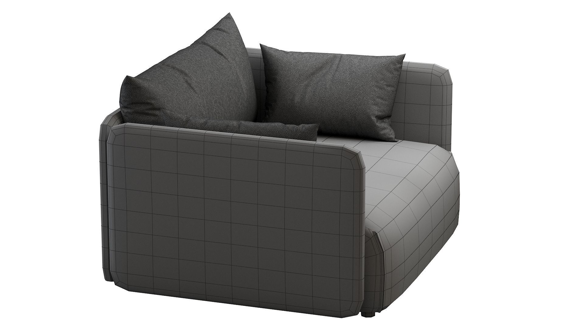 Offset Armchair 3D model_35