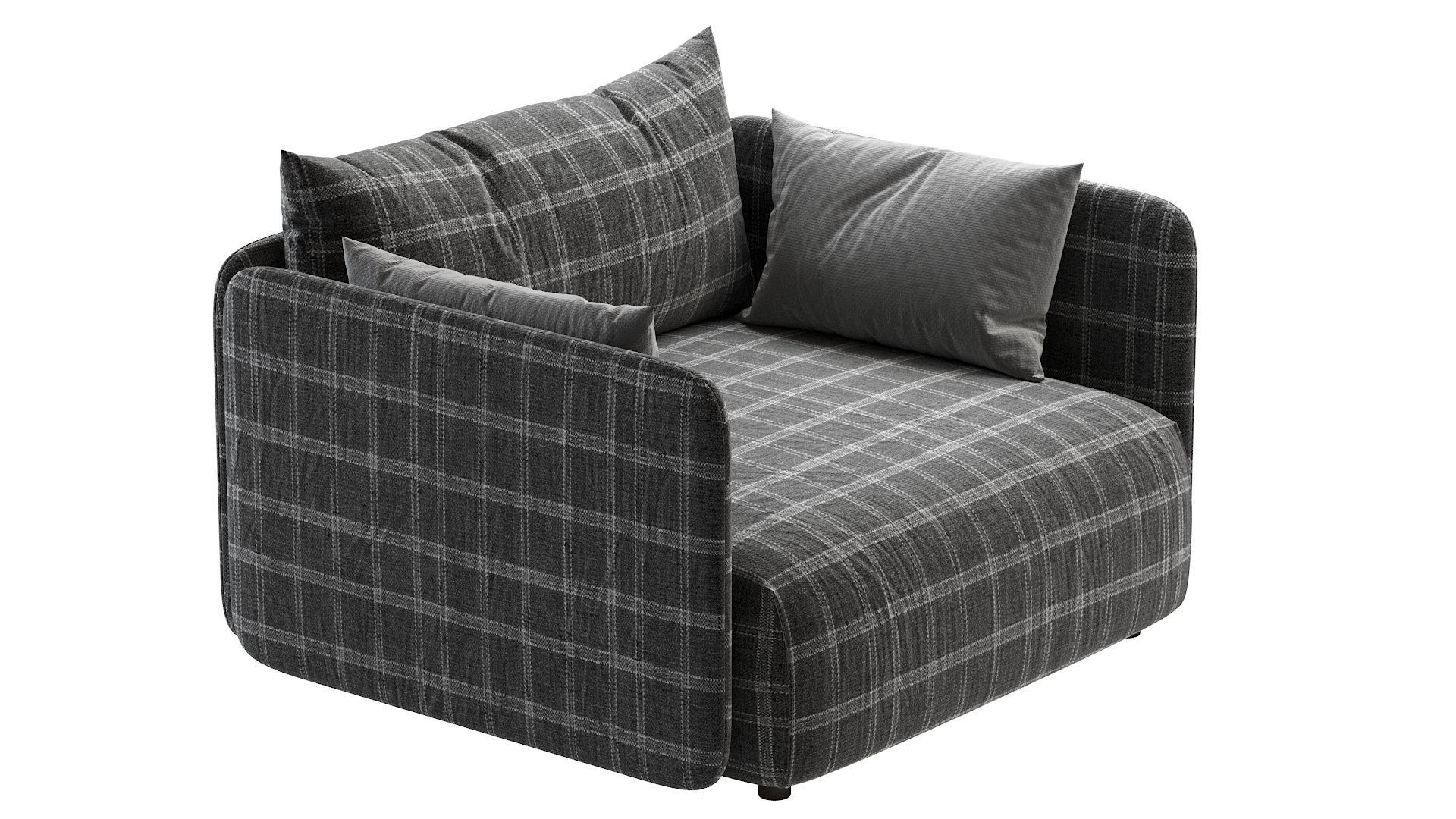 Offset Armchair 3D model_13