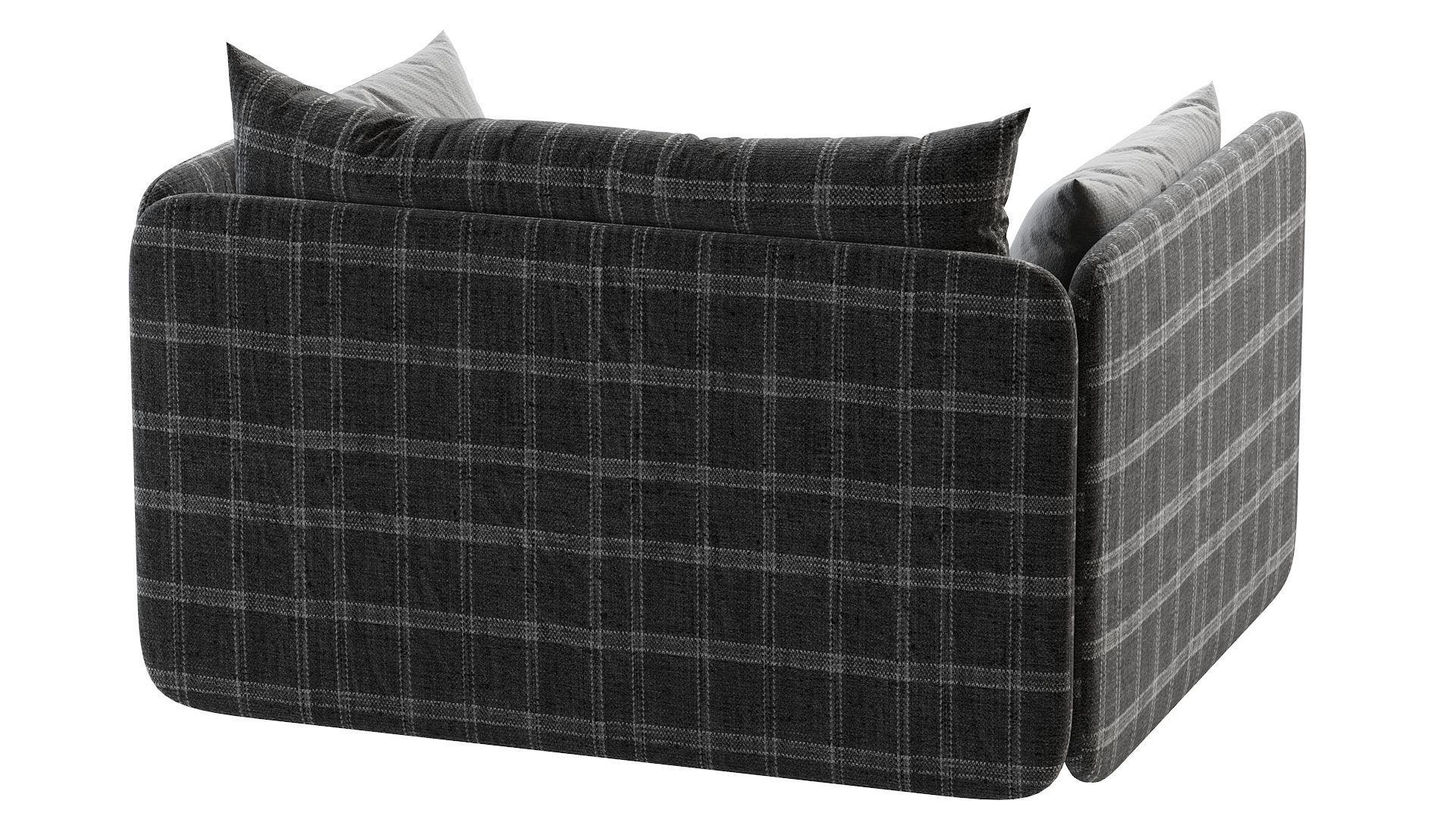 Offset Armchair 3D model_8