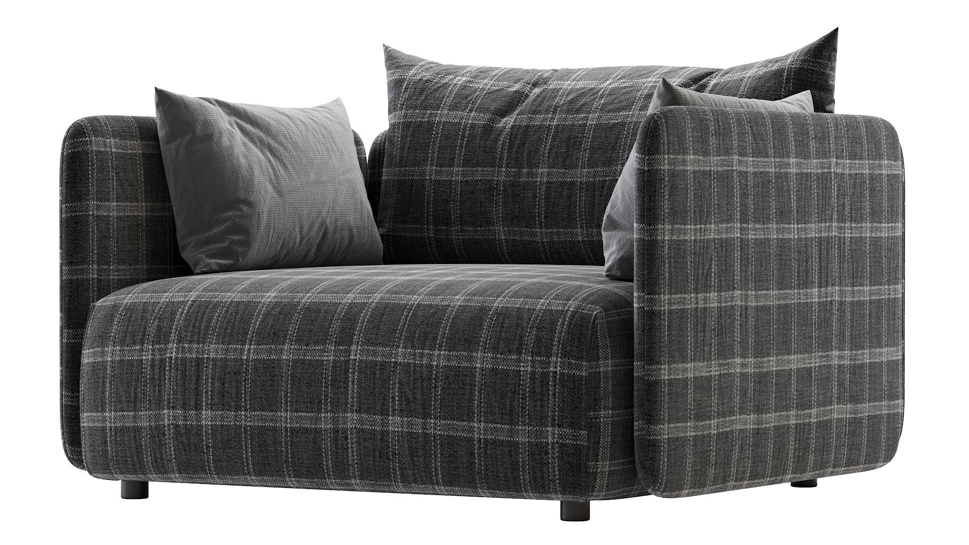 Offset Armchair 3D model_22