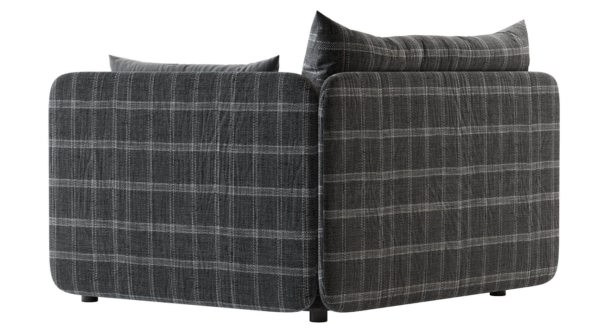 Offset Armchair 3D model_5