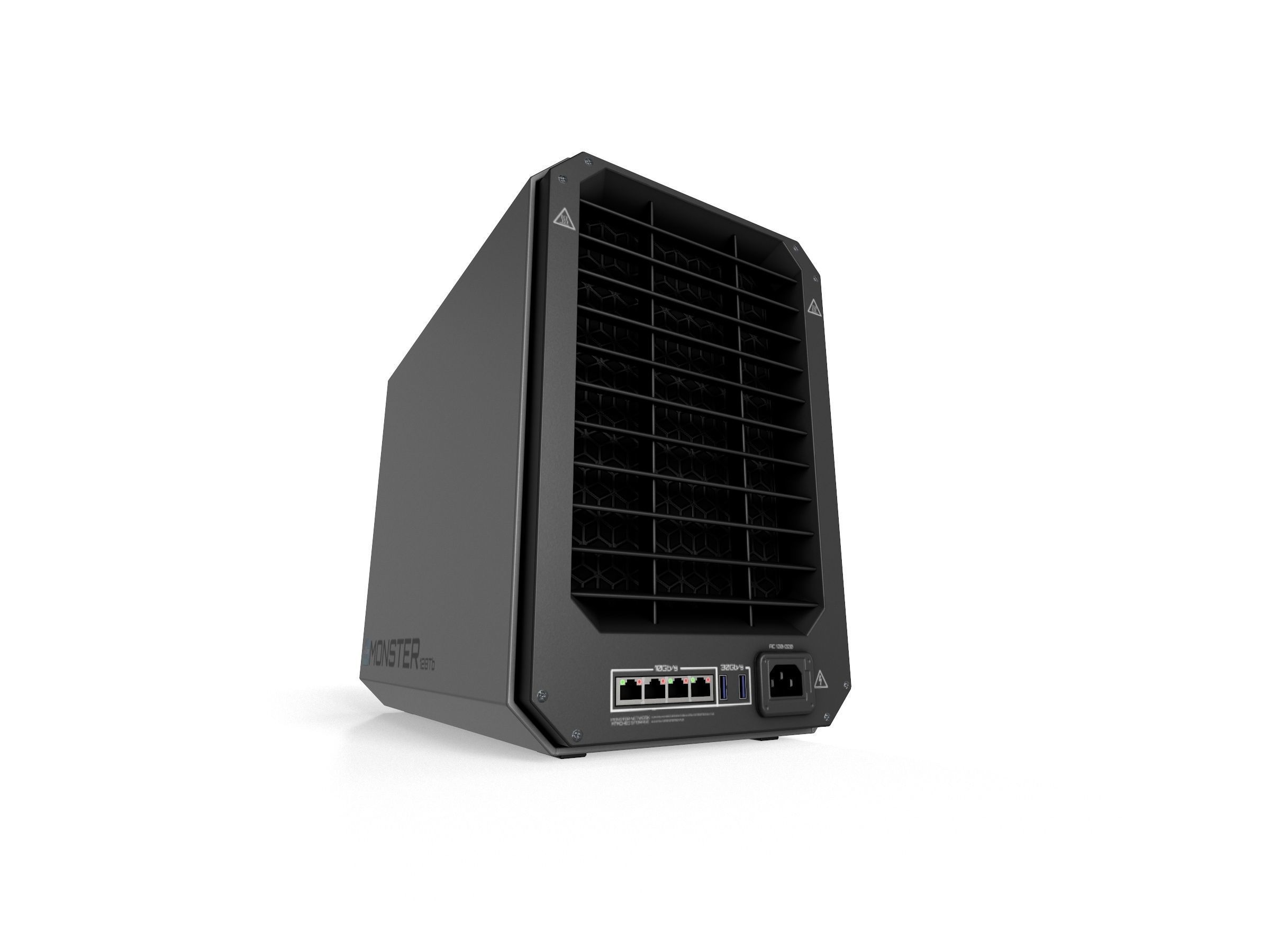 Scifi Network Atached Storage server Low-poly 3D model_5
