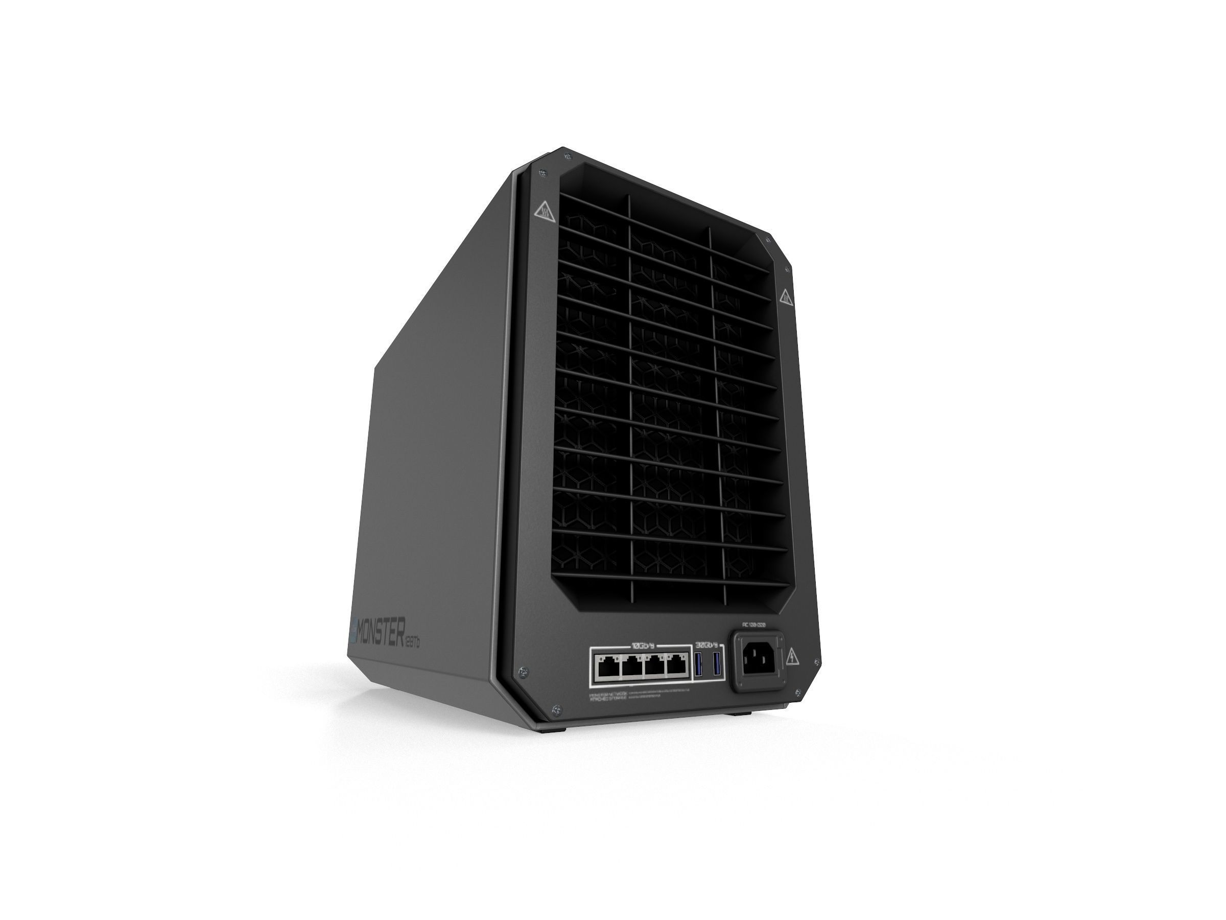 Scifi Network Atached Storage server Low-poly 3D model_6