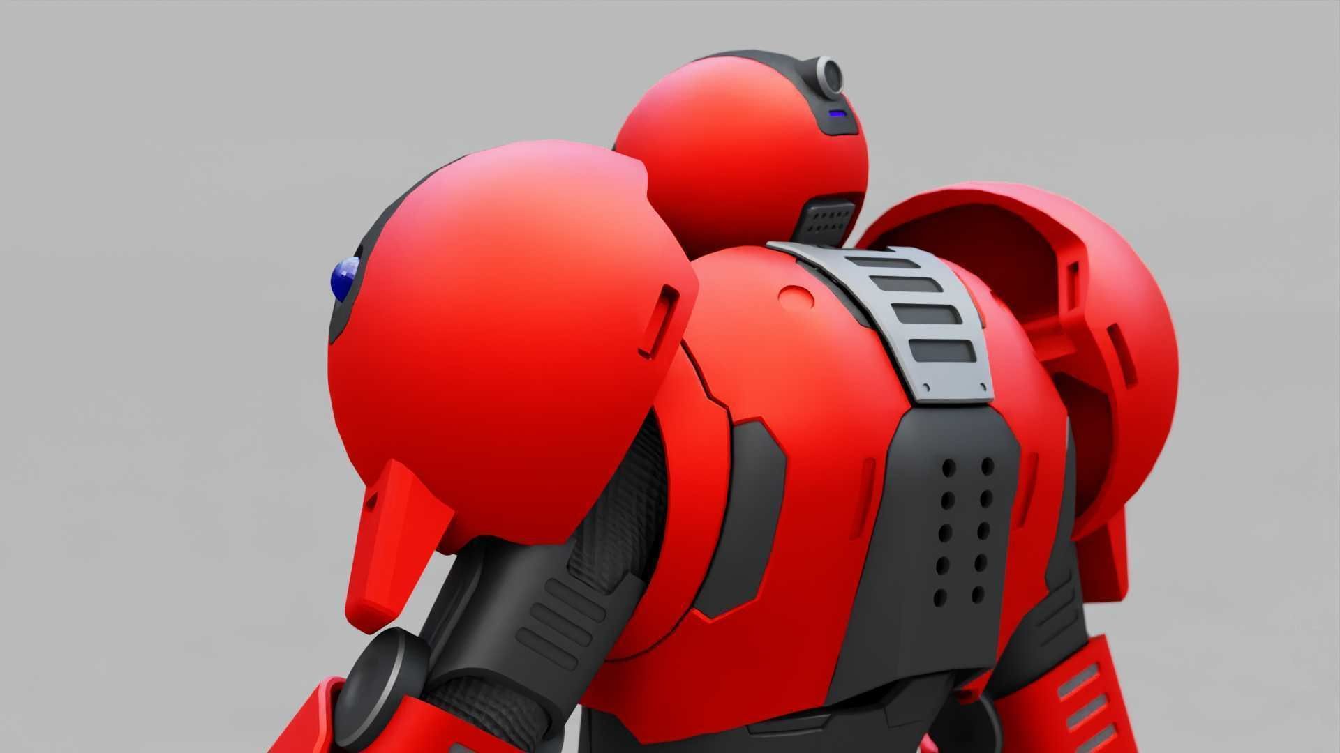 EXOSKELETON SOLDIER TROMOS RIGGED 3D model_28