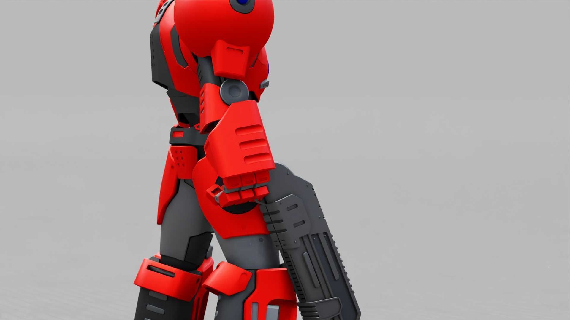 EXOSKELETON SOLDIER TROMOS RIGGED 3D model_31