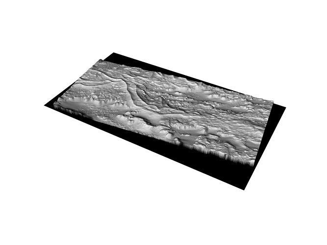 MARS VR - Inverted Streams in the Aeolis Region 3D model
