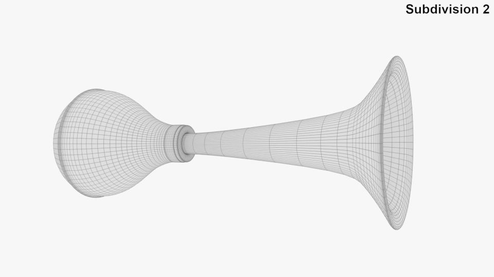 Classic Horn 3D model_9